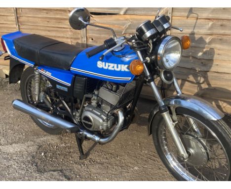 Original Suzuki GT200 X5 offered at No Reserve. Launched in 1980 as the replacement for the slightly smaller GT185Fitted with