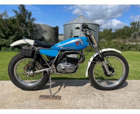 Sammy Miller Hi Boy-framed Bultaco T250 being offered with No Reserve. With development input from Sammy Miller, the lightwei