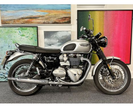 This unique, as-new T120 Boxer was previously sold to benefit the Heart of England Boxing Club - extensively signed by the ve