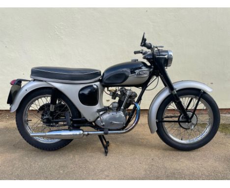 A fine example of Triumph's 20cc, four-stroke, 'Baby Bonnie'. Introduced in March 1954 priced at £127, it supplemented (and t