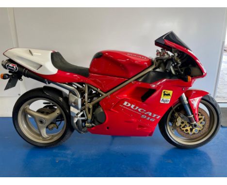 Rapidly appreciating 916 Strada from long term ownership. Only 1,451 examples of the 916 Strada were produced worldwide betwe