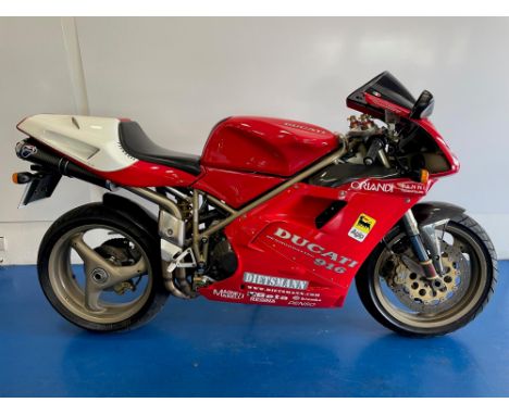 Nicely presented early 916 Biposto. Often described as the epitome of motorcycle design, Massimo Tamburini's iconic 916 rewro