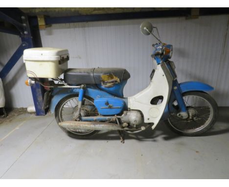 The iconic C90, mostly original and unrestored. Introduced in 1958 as a cheap means of transport and became one of the most m