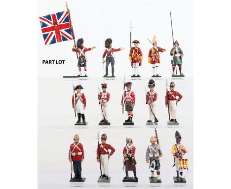Britains Redcoats, History of the British Army, boxes missing (Condition Excellent) (15)