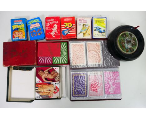 Pepys - Waddingtons - Glamour Girl Playing Cards - A collection to include; a selection of Pepys card games such as; Woody Wo