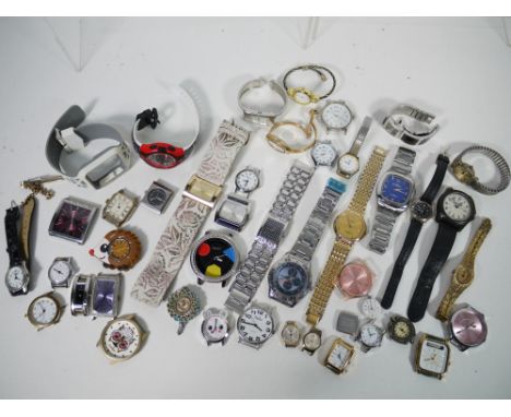A collection of wristwatches to include Sekonda, Timex, Lorus, Citron and other. [W]