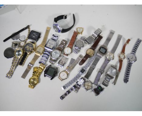 A quantity of wristwatches to include Sekonda, Timex, Limit, Lorus, Citron and similar. [W]