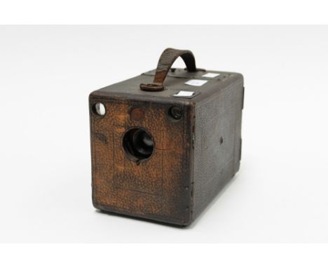 A late Victorian quarter plate camera with Bausch and Lomb lens - patent reference January 6, 1891 