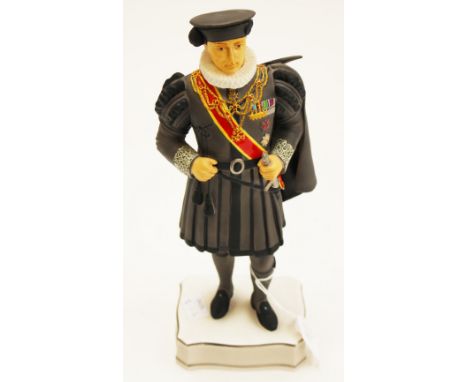 A Royal Worcester figure by F M Gertner, the Privy Chamberlain of the Sword and Cape to the Pope, in the Spanish Costume, num