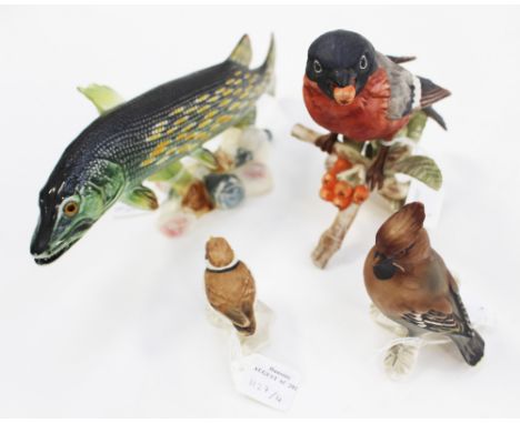 A Goebel pike, serial number 3580311, 1977, together with a Goebel Bullfinch, serial number 3813076, 1975, together with two 