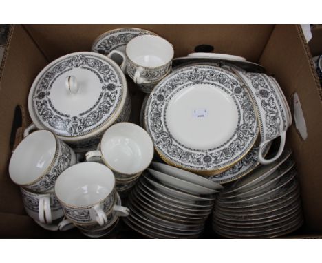 A Royal Worcester Padua dinner and tea service including tureens, etc.