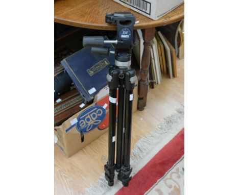 A Manfrotto 3021 BN quality tripod and 3047 head.
