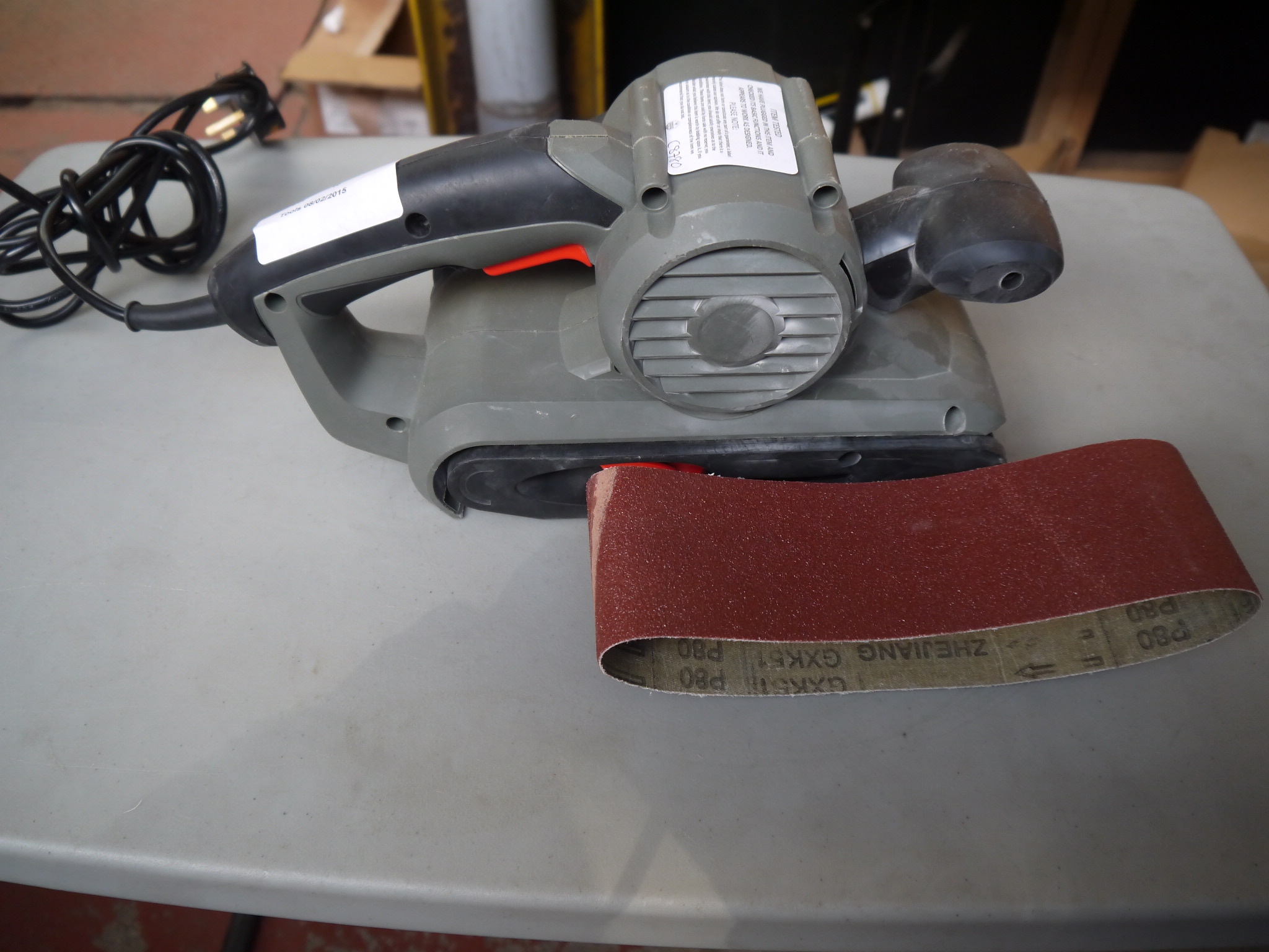 Powerbase Xtreme 900W Belt Sander. Tested working