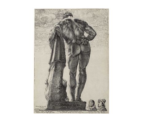 Hendrick Goltzius (Dutch, 1558-1617)The Farnese Hercules (Bartsch 143; Hollstein 145; Strauss 312; New Hollstein 378) Engravi