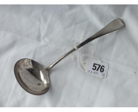 George III o.e.p. sauce ladle - 1797 by script JW 