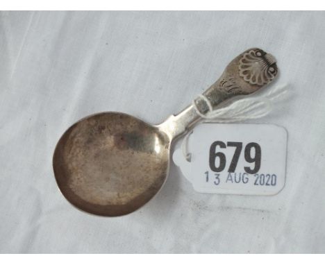 George III caddy spoon - London 1817