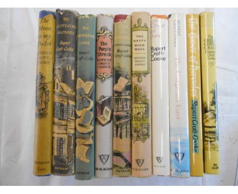 CROFT-COOKE, R. 10 1st.eds. in d/ws, all insc. by author