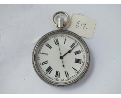 A large metal military pocket watch with seconds sweep A/F 