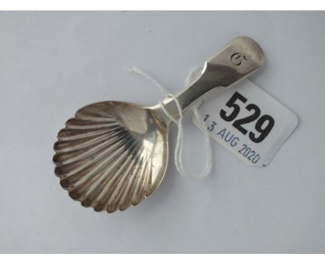 A another Exeter silver caddy spoon - 1835 by JS 