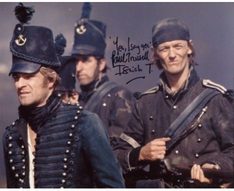 Sharpe, 8x10 photo from the Sean Bean TV series 'Sharpe' signed by actor Paul Trussell who was one of his chosen men. Good co