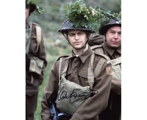 Dads Army 8x10 comedy photo signed by actor Ian Lavender who played Private Pike in the series. Good condition. All autograph