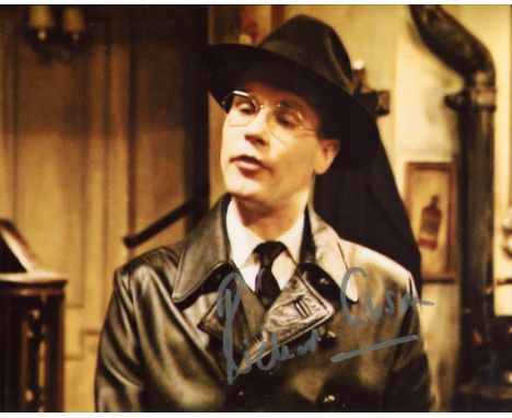 Allo Allo. 8x10 photo from the comedy series Allo Allo signed by actor Richard Gibson who played Herr Flick in the series. Go