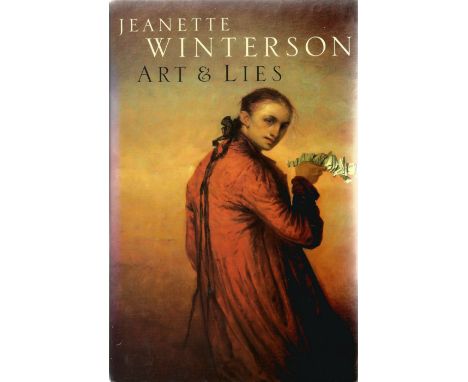 Jeanette Winterson hardback book Art &amp; Lies 1994 First Edition published by Jonathan Cape in Good condition. All autograp
