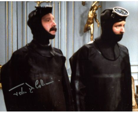 Allo Allo, 8x10 photo from the comedy Allo Allo signed by actor John D Collins who played one of the escaped and hidden RAF o