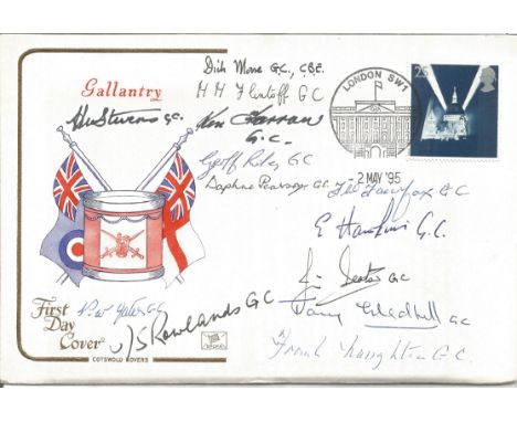 Dick Moore GC,H. H. Flintoff GC,G. Riley GC, Daphne Pearson GC,P. W. Yates GC,J. Rowlands GC,T. Gledhill GC, H. Stevens GC,F.