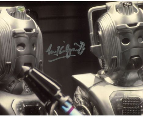 Doctor Who &amp; the Cybermen 8x10 photo signed by actor Michael Kilgarriff. Good condition. All autographs come with a Certi
