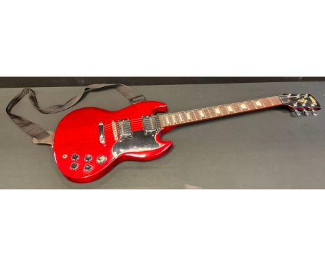 A Vintage electric guitar, Ritter cased 
