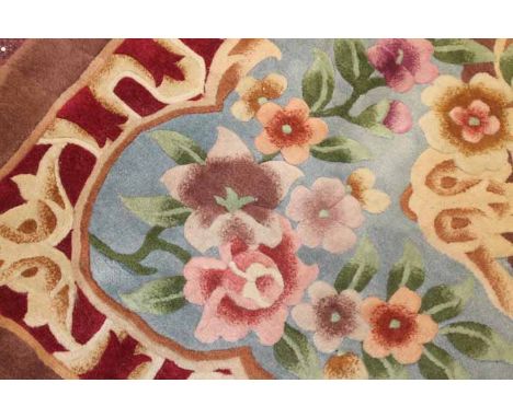 LARGE CHINESE AUBUSSON STYLE CARPET
466cm long, 365cm wide