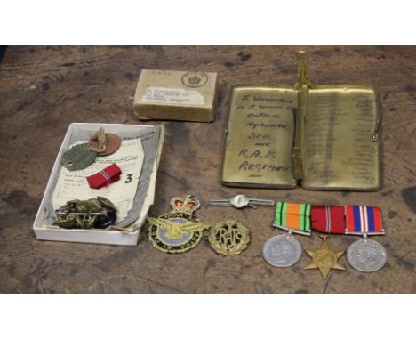 WORLD WAR TWO MEDAL GROUP OF THREE
1939-45 Medal, France and German Star, Defence and War Medals; together with good selectio