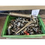 Lot of Plumbing Fittings & Grease Gun