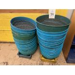 Lot of (2) Stacks of Fox Tool 18-1/2" Sorting Screens