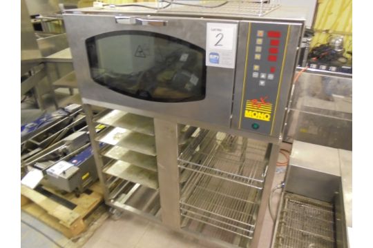 Mono Fg 156 Stainless Steel Steam Oven On Mobile Tray Stand 240v