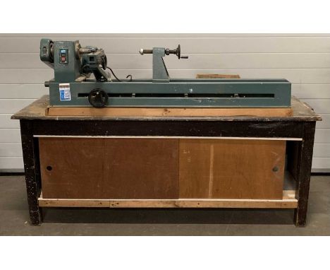 WOODWORKING LATHE &amp; BENCH (R T C), 120cms H, 188cms W, 62cms D E/T,