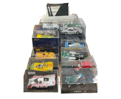 Collection of Diecast toy vehicles including Scalextric etc.