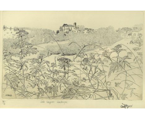 § Anthony Gross, RA (British, 1905-1984) Little Seignac Landscape signed "Ay Gross" within the print and numbered 44/75 and i