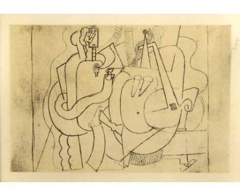 § Pablo Picasso (Spanish, 1881-1973) Figures lithograph, 16 x 23cm and 21 x 15cm (2) Some discolouration.