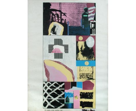 R B Kitaj (American, 1932-2007) Republic of the Southern Cross, 1965 inscribed in ink with title lower left and signed lower 