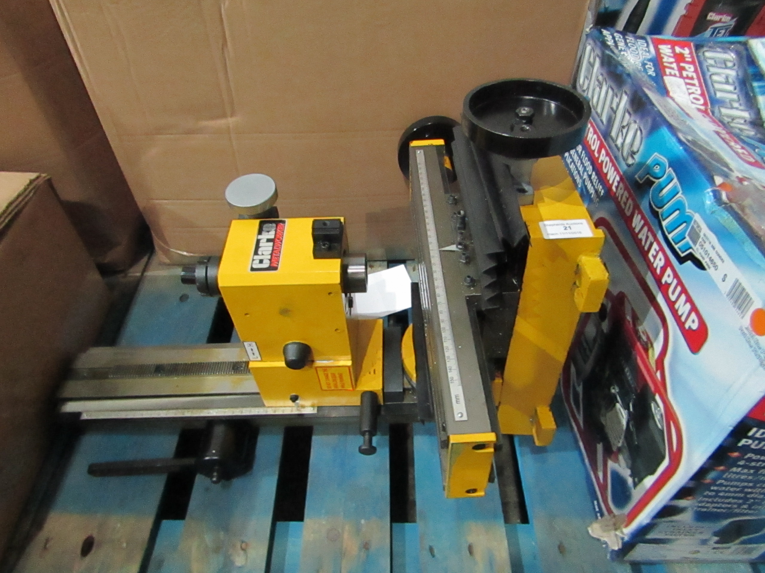 Clarke CMD300 Milling Drilling Machine, RRP £589 Please note; this is a