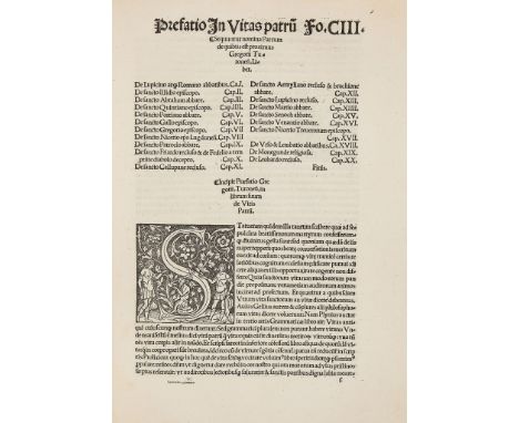 Gregory -  Historiarum praecipue gallicaru[m] lib. X  ( Saint, Bishop of Tours  )   Historiarum praecipue gallicaru[m] lib. X