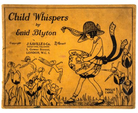 Blyton (Enid) - Child Whispers,  first edition of the author's first published work  ,   fairly heavy finger-marking througho