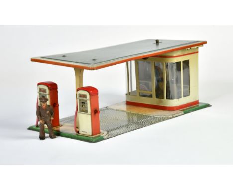 Arnold, ESSO Tankstelle, W.-Germany, 35 cm, Blech, min LM, Z 2