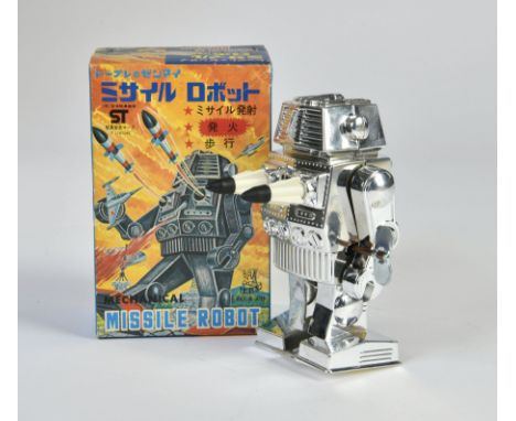 TPS, Missile Robot, Japan, 14 cm, Kst, UW defekt &amp; Funktion ok, Okt, Z 1