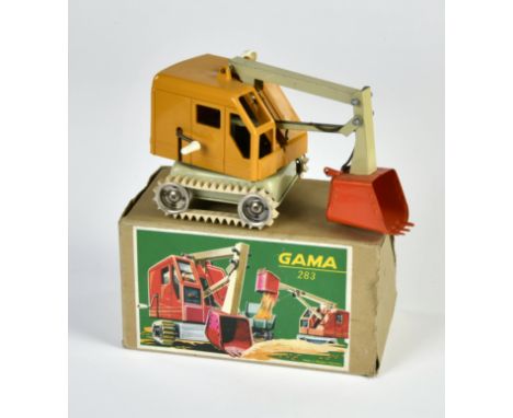 Gama, Bagger, W.-Germany, 22 cm, GemBw, Okt (2 Laschen fehlen), Z 1-