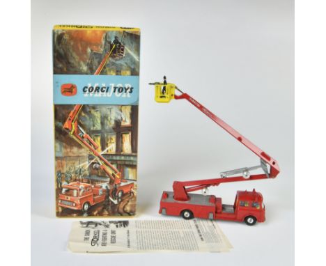 Corgi Toys, 1127 Simon Fire Engine, rot, mit Beschreibung, Okt Z 1, Z 1