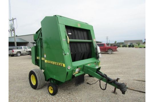 Jd 566 Baler Sn Ex Net Wrap Monitor