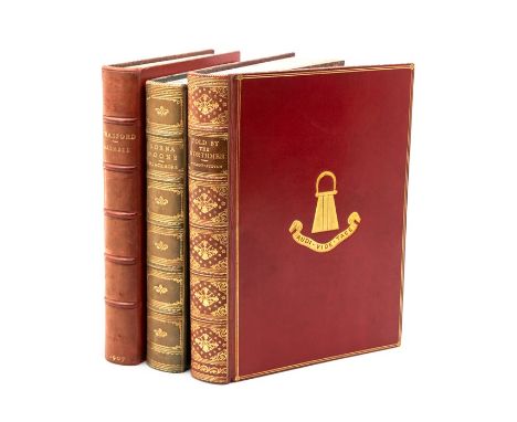 Bindings. Three Edwardian school prize bindings: Cranford, Elizabeth Gaskell, London: Macmillan, 1907; Lorna Doone, R. D. Bla